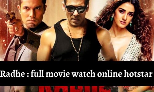 Radhe full movie watch online hotstar