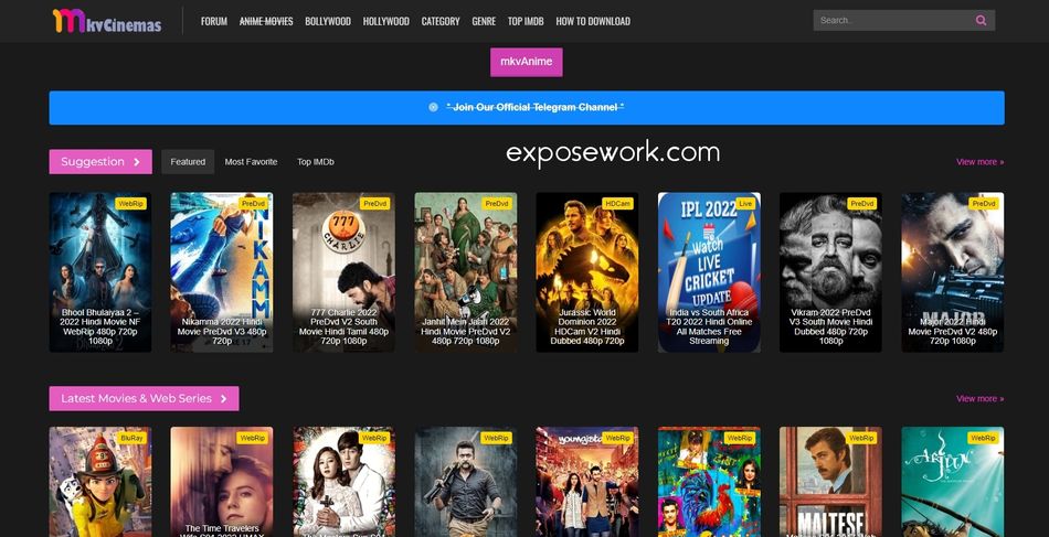 mkvCinemas - Working Links, Alternatives, Is It Free, And How To Download Movies And Shows In HD